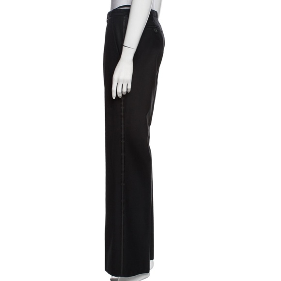 Helmut Lang Pants - Beautiful Helmut Lang Side-Striped Virgin Wool Pants Sz 10